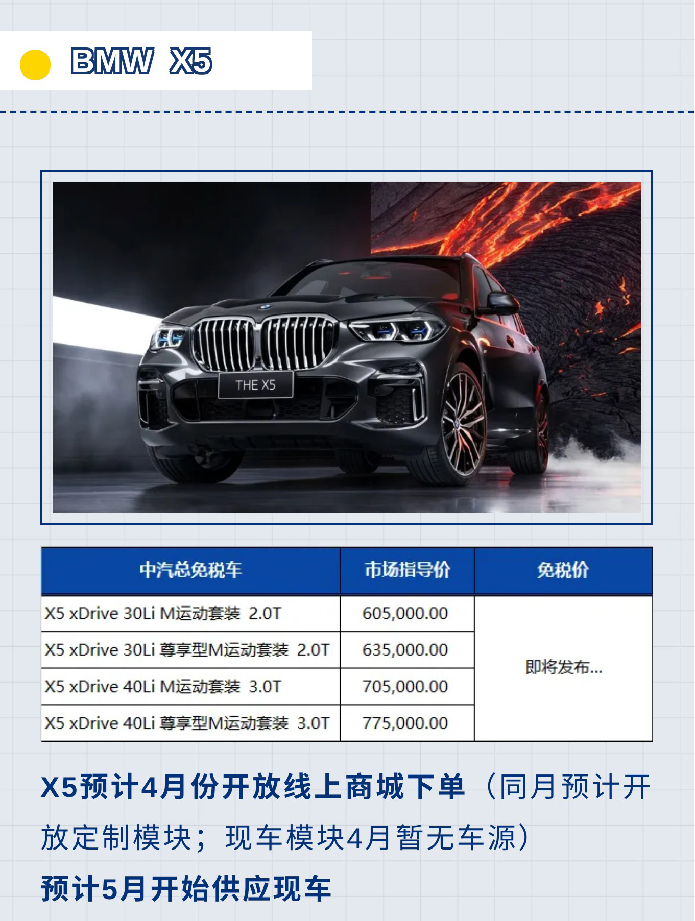 华晨宝马2022年2季度BMW留学生免税车价格已发布
